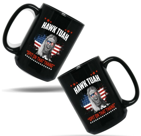 Hawk Tuah Spit On That Thing Presidential Utah Mug