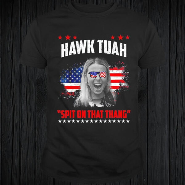 Hawk Tuah Spit On That Thing Presidential Utah T-Shirt