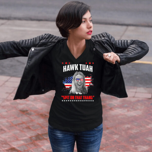 Hawk Tuah Spit On That Thing Presidential Utah Womens T-Shirt