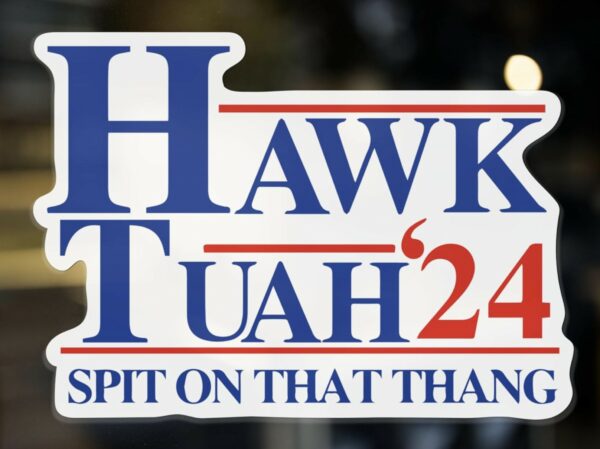 Hawk Tuah Spit On That Thing Sticker