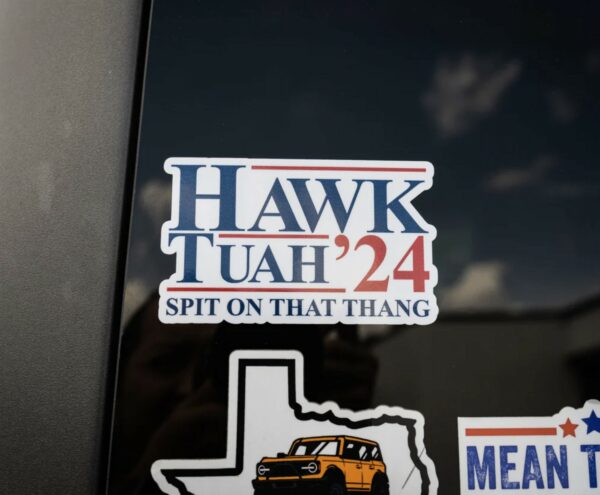 Hawk Tuah Spit on That Thang 2024 Stickers