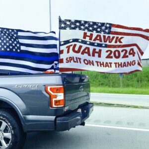 Hawk Tuah Spit on That Thang Political Meme Flags 2024