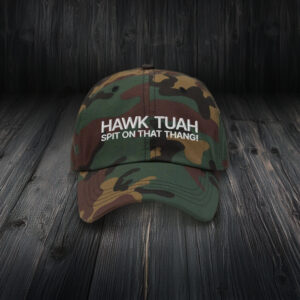 Hawk Tuah Spit on that Thang Embroidered Hat Cap