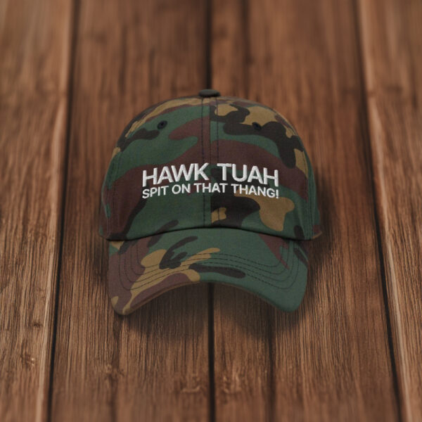 Hawk Tuah Spit on that Thang Embroidered Hat Caps