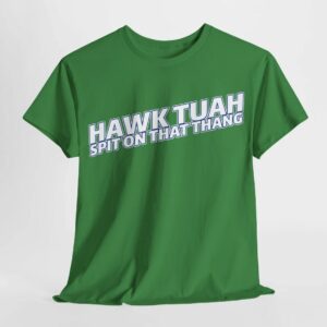 Hawk Tuah Spit on that Thang - OREO Text Cotton Shirt