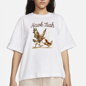 Hawk Tuah T-Shirt - Hawk Spitting on a Cock