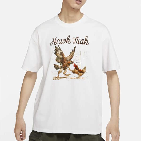 Hawk Tuah T-Shirt - Hawk Spitting on a Cocks