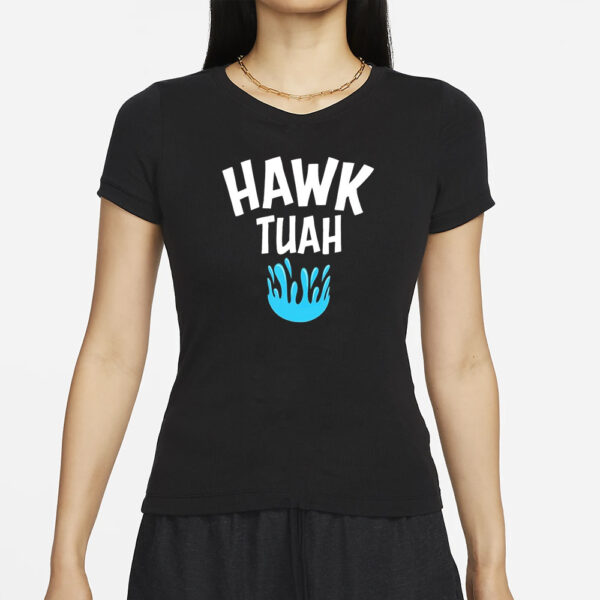 Hawk Tuah Text Funny T-Shirt