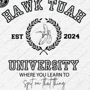 Hawk Tuah University 2024 T-Shirt