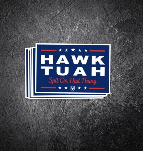 Hawk Tuah Vinyl Decal & Sticker