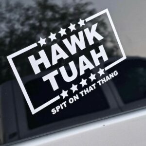 Hawk Tuah Vinyl Decalss