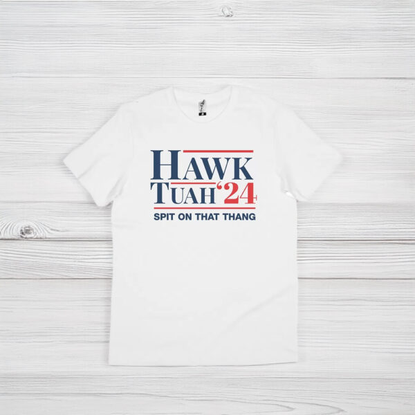 Hawk Tuah White T-Shirt Hawk Tuah White Tee Shirt Uncle Reco