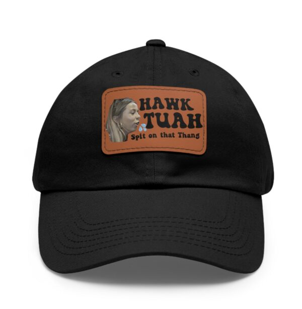 Hot Hawk Tuah 2024 Leather Patch Hat