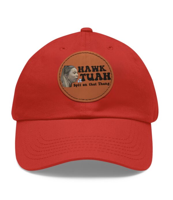 Hot Hawk Tuah 2024 Leather Patch Hat Cap