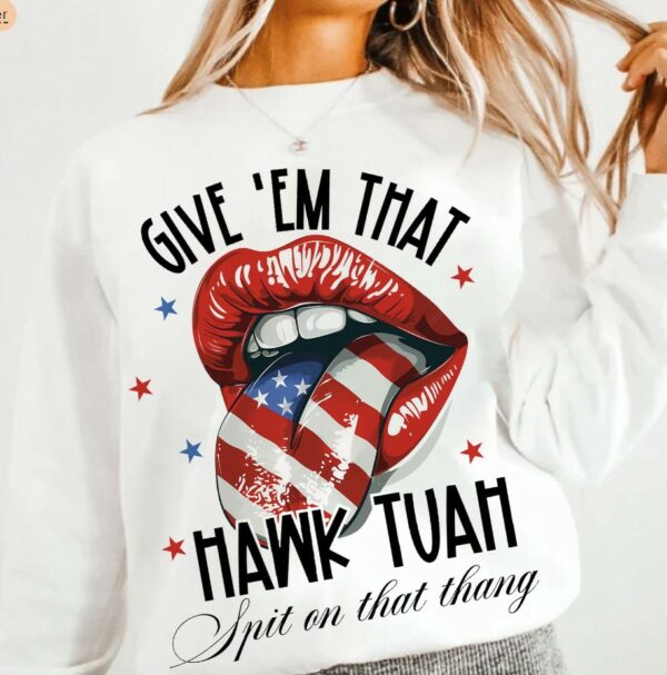 Lips Hawk Tuah Spit on that Thang T-Shirt