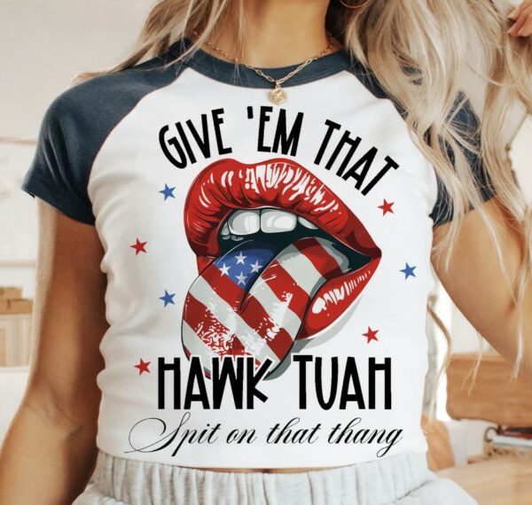 Lips Hawk Tuah Spit on that Thang T-Shirts