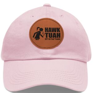 New Hawk Tuah Girl Leather Patch Hat Cap