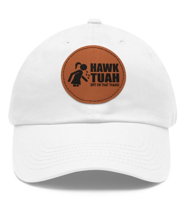 New Hawk Tuah Girl Leather Patch Hat Caps