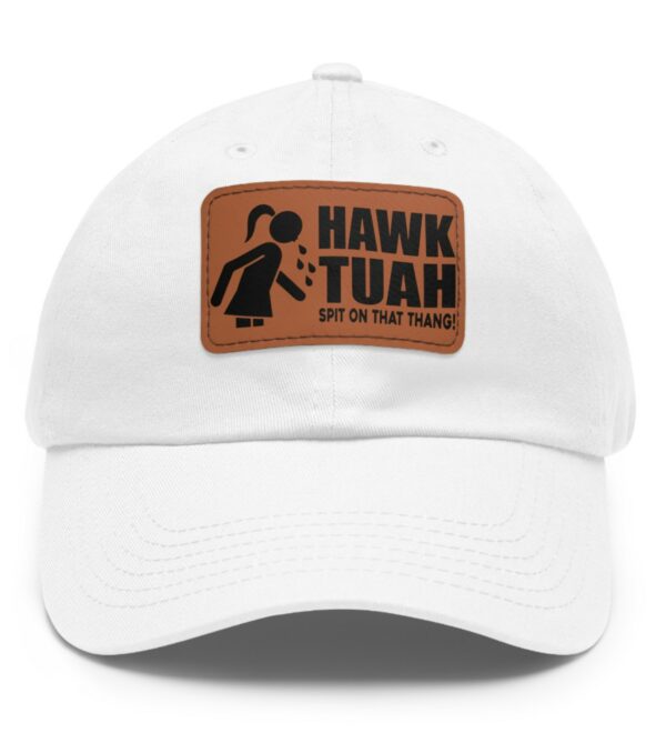 New Hawk Tuah Girl Leather Patch Hats