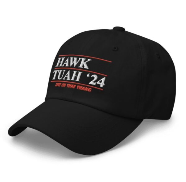 Official Hawk Tuah ’24 Dad Hat Cap Us