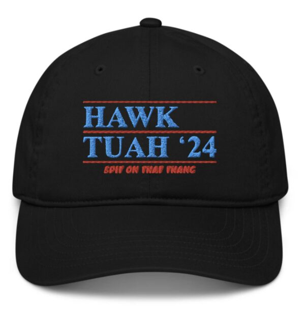 Official Hawk Tuah ’24 Organic Baseball Cap Hat Us