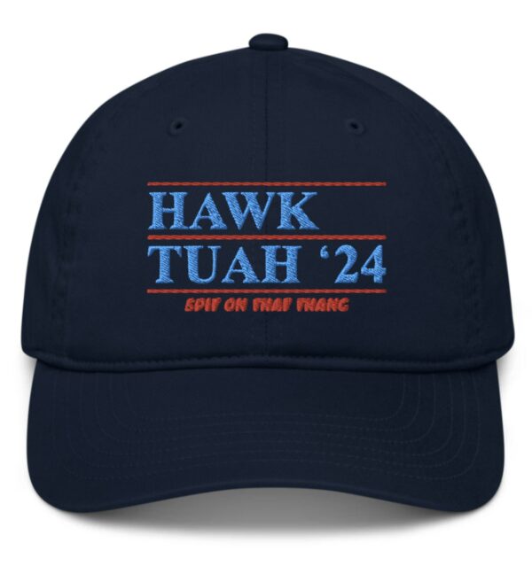 Official Hawk Tuah ’24 Organic Baseball Cap Hats