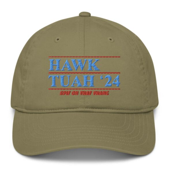 Official Hawk Tuah ’24 Organic Baseball Caps