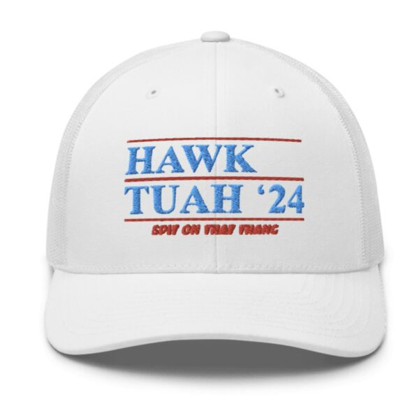 Official Hawk Tuah ’24 Retro Trucker Hat Cap US