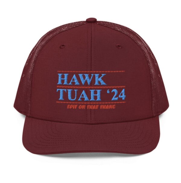 Official Hawk Tuah ’24 Snapback Trucker Cap Hat