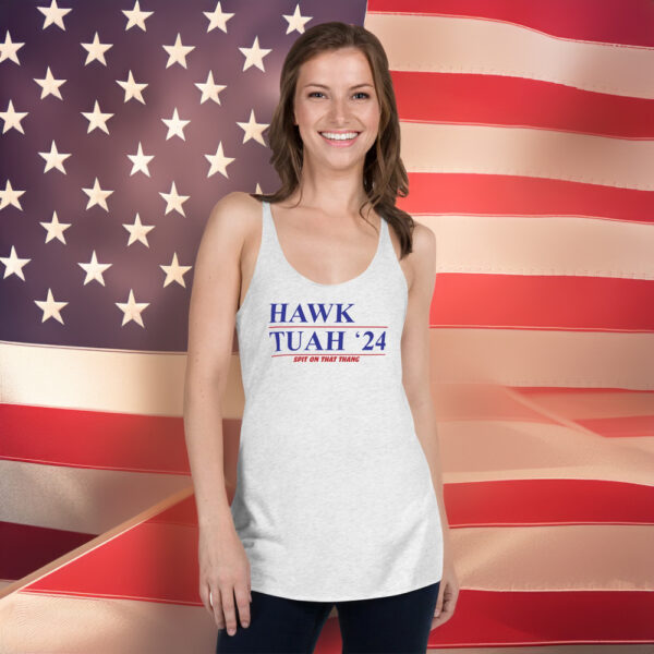 Official Hawk Tuah '24 - Women's Racerback Tank Us