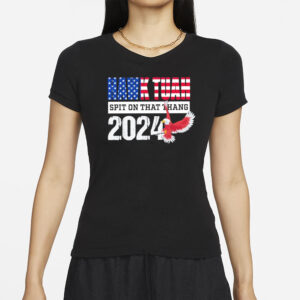 Official Hawk Tuah Spit on That Thang 2024 Flag USA T-Shirts