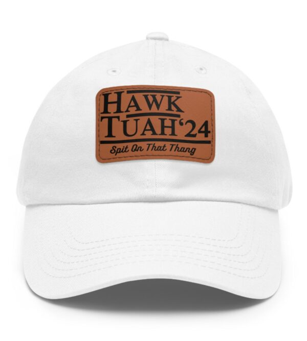 Original Hawk Tuah Leather Patch Hat