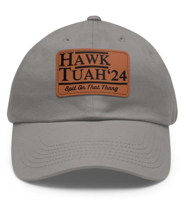 Original Hawk Tuah Leather Patch Hat Cap