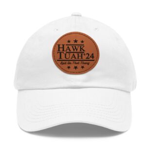 Original Hawk Tuah Leather Patch Hats