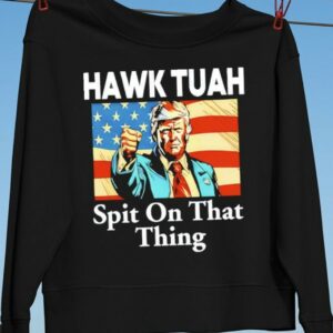 Some “Hawk Tuah” Trump shirts in Virginia todays