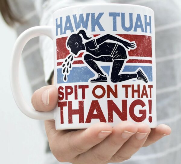 TikTok Viral Sensation Hawk Tuah Coffee Mugs