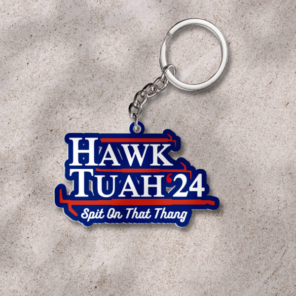 Top 01 Hawk Tuah Keychain