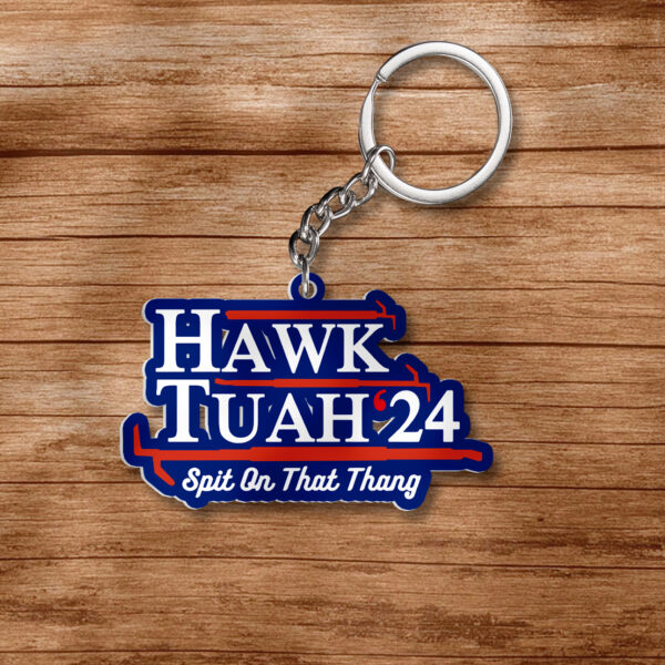 Top 01 Hawk Tuah Keychains