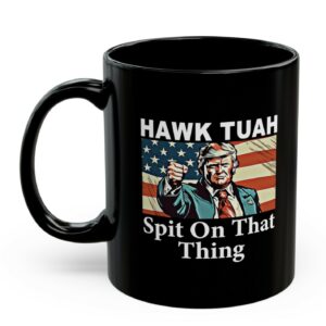 Virginia Hawk Tuah Trump Mugs