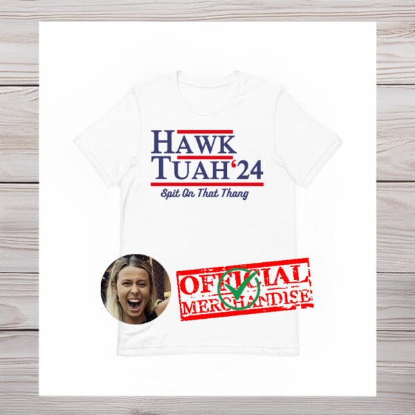 hawk tuah meaning t-shirts