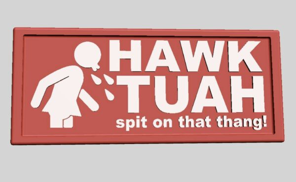 hawk tuah spit on that thang 24 Sticker