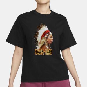 American Hawk Tuah in a beautiful headdress Art Board Print T-Shirt1