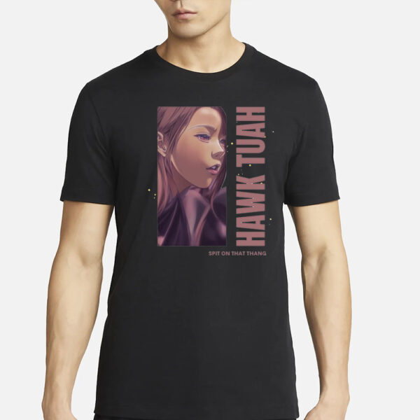 Anime version of Hawk Tuah girl T-Shirts