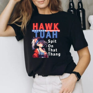 Funny Hawk Tuah Meme Anime Girl T-Shirt パーカー1