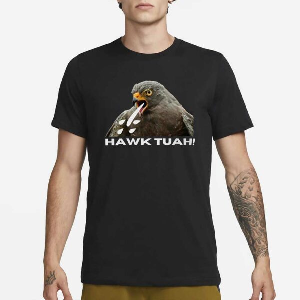 Funny Hawk Tuah Parody T-Shirt1