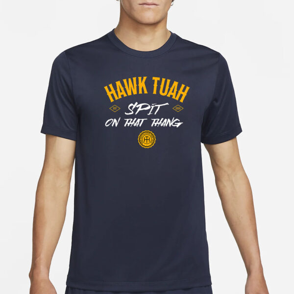 Funny Meme Shirt - Hawk Tuah spit on that thang, Funny Gift for Him, Humorous Meme Tee1