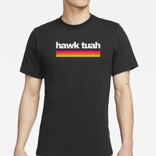 Funny Retro Hawk Tuah Spit on That Thang Meme Graphic T-Shirt