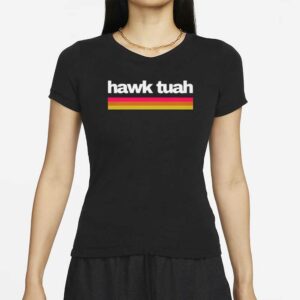 Funny Retro Hawk Tuah Spit on That Thang Meme Graphic T-Shirts