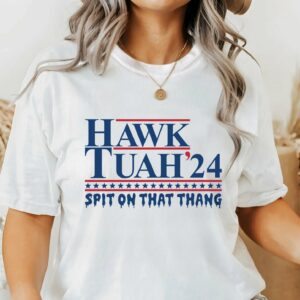 Funny Shirt for Trump, Hawk Tuah’24 Spit On That Thang Hawk Tuah Comfort Color T-Shirts