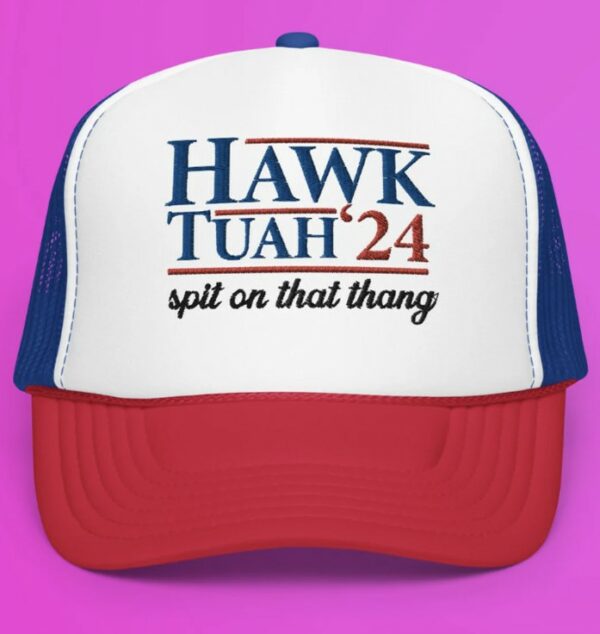 HAWK TUAH 24' Spit on That Thang Trucker Hat Funny Meme Trendy Hat